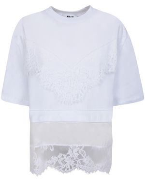 MSGM T-Shirts - White