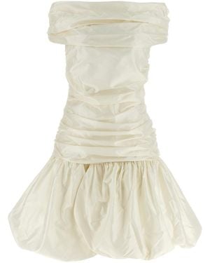 ROTATE BIRGER CHRISTENSEN 'Off Shoulder' Dress - White