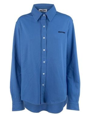 Miu Miu Shirts - Blue