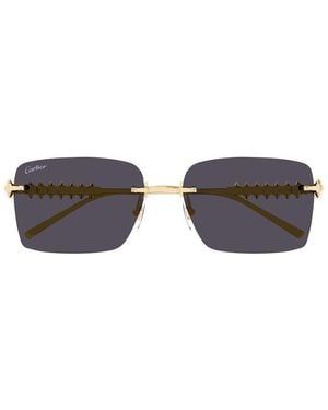 Cartier Ct0545S Clash De Sunglasses - Brown