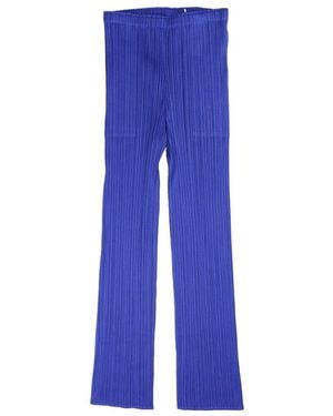 Pleats Please Issey Miyake Monthly Colors July Pants - Blue