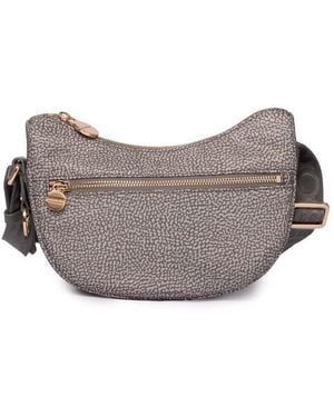 Borbonese Luna Bag Mini Bags - Grey