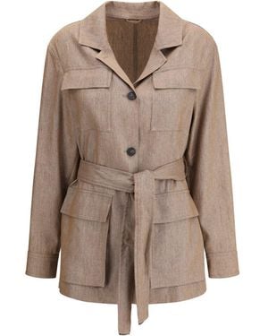 Brunello Cucinelli Jackets - Brown