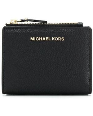 Michael Kors Snap Wallet With Zip Accessories - Black