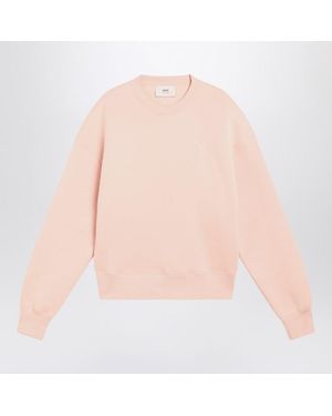 Ami Paris Blush De Coeur Sweatshirt - Pink