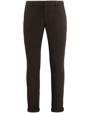 Dondup Gaubert Cotton Chino Trousers - Black