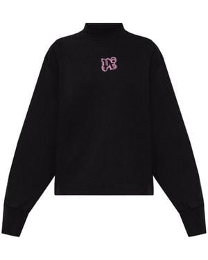 Palm Angels Black Swatershirt
