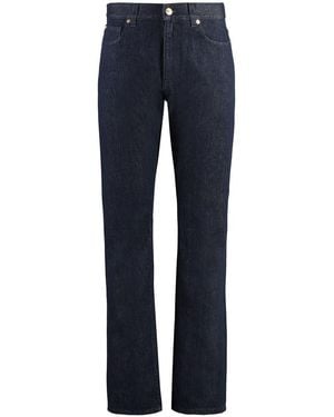 Versace 5-Pocket Straight-Leg Jeans - Blue