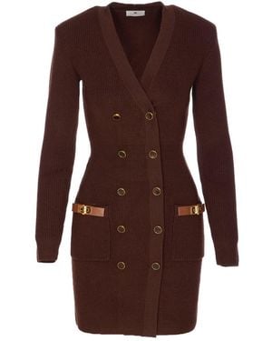 Elisabetta Franchi Dresses - Brown