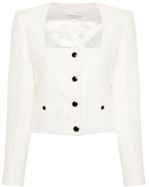 Alessandra Rich Jackets - White