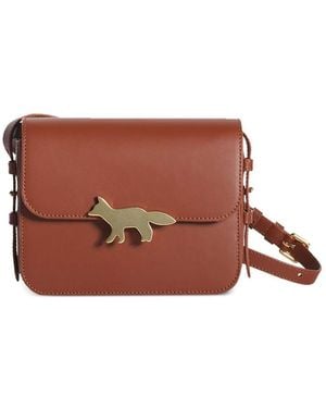 Maison Kitsuné Bags. Leather - Brown
