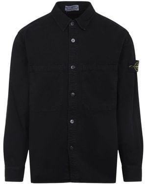 Stone Island Shirts Black - Blue