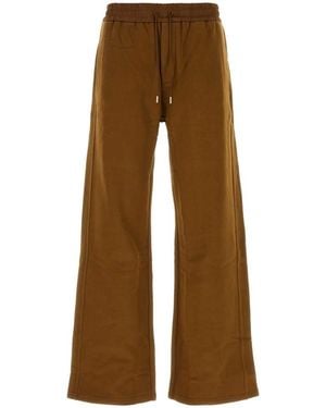 Saint Laurent Brown Cotton joggers