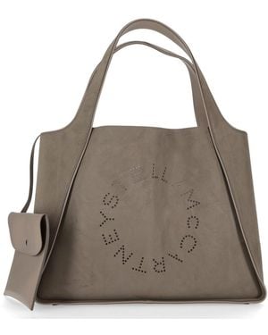 Stella McCartney W/Tote Bags Logo - Brown