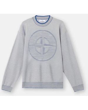 Stone Island Organic Cotton Sweater - Grey