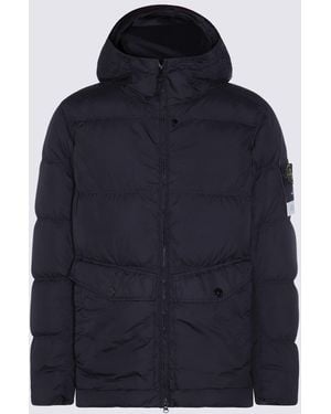 Stone Island Giacconi Nero - Blue