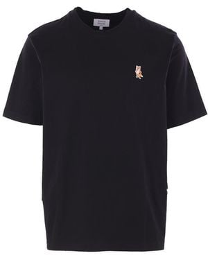 Maison Kitsuné T-shirts And Polos - Black