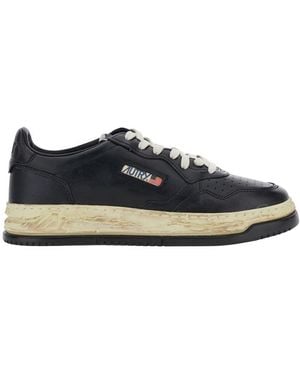 Maison Mihara Yasuhiro 'Medalist Low Vintage X Mihara Yasuhiro' Sneakers With Handcrafted Sole - Black