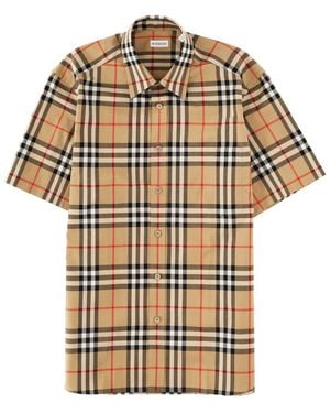 Burberry "Check" Shirt - Multicolor