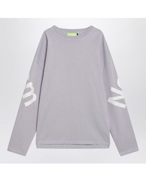 New Amsterdam Surf Association Oversized T-Shirt With Logo - Grey