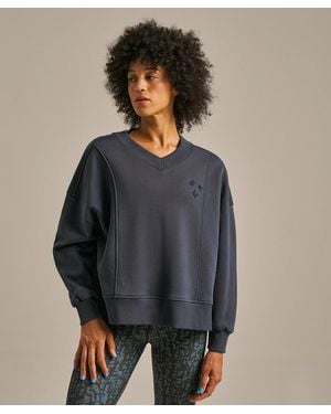BAM V Neck Layering Sweatshirt - Grey