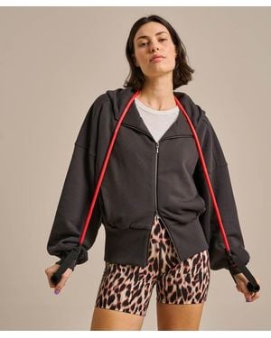 BAM Athletic Zip Through Hoody - Brown