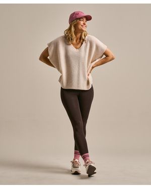 BAM Sleeveless Layering Boxy Knitted Top - Natural