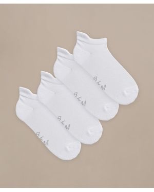 BAM Everyday Active Trainer Socks - White