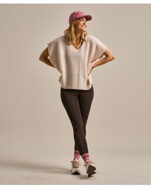 BAM Sleeveless Layering Boxy Knitted Top - Natural