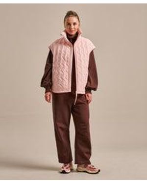 BAM Clothing Packable Cloud Gilet Blossom Blush - Natural