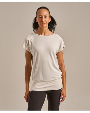 BAM Short Sleeve Flow Top - Natural