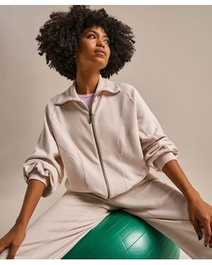 BAM Nurture Sweat Bomber Jacket - Brown