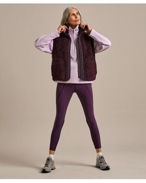 BAM 73 Zero Boxy Fleece Gilet - Natural