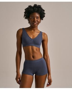 BAM Seamless Midi Short - Blue