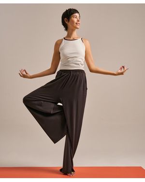 BAM Wide Leg Palazzo Trousers - Natural