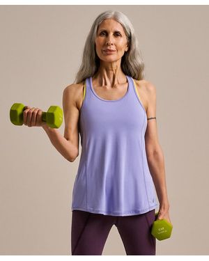 BAM Novea Split Back Top - Purple
