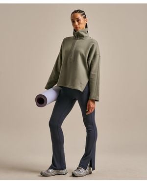 BAM Funnel Neck Easy Zip Sweatshirt - Natural