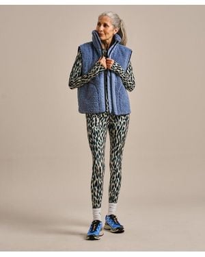 BAM 73 Zero Boxy Fleece Gilet - Blue