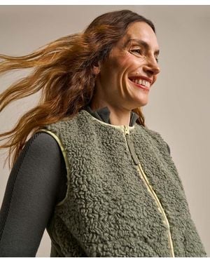 BAM Sling It On Fleece Gilet - Brown