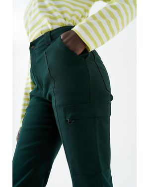 BAM Agallea Slim Leg Cargo Trousers - Green