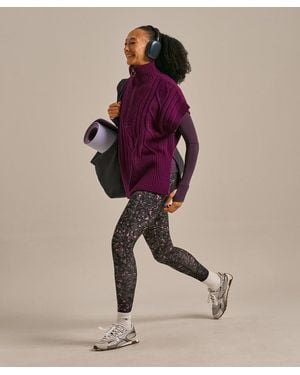 BAM Recovery Cable Knit Tank Top - Purple