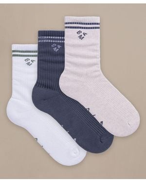 BAM Organic Cotton Crew Socks - Blue