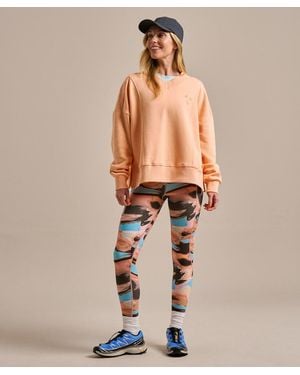 BAM V Neck Layering Sweatshirt - Natural