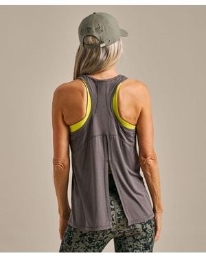 BAM Novea Split Back Top - Grey
