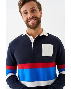 BAM Ashburn Plain Rugby Shirt - Blue