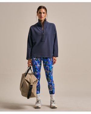 BAM Funnel Neck Easy Zip Sweatshirt - Blue