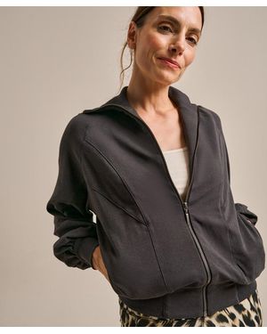BAM Nurture Sweat Bomber Jacket - Black