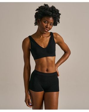 BAM Seamless Midi Short - Black