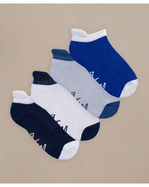 BAM Luxe Trainer Socks - Blue