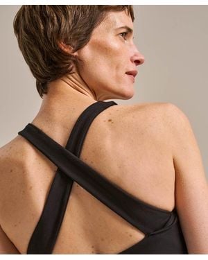BAM Mallea Cross Back Vest - Black